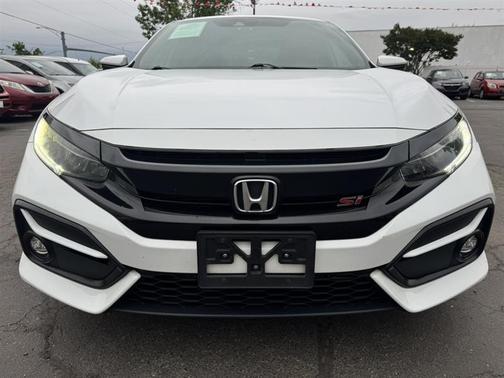 White 2020 Honda Civic Si Base