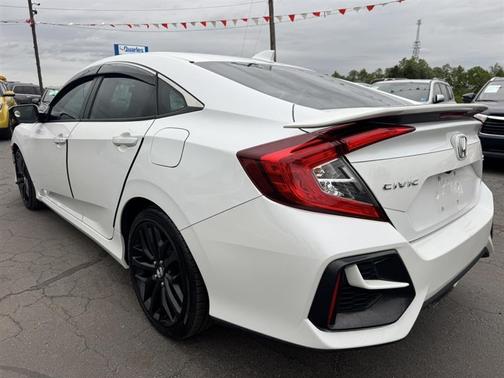 White 2020 Honda Civic Si Base