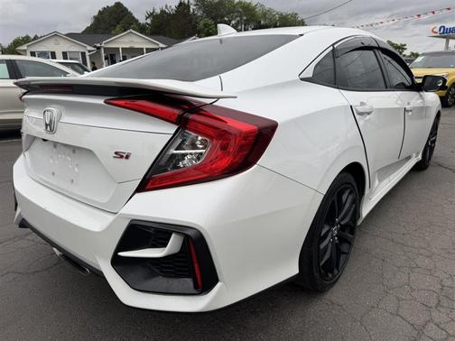 White 2020 Honda Civic Si Base