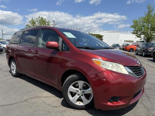 Red 2011 Toyota Sienna LE