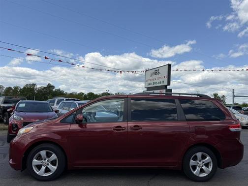 Red 2011 Toyota Sienna LE
