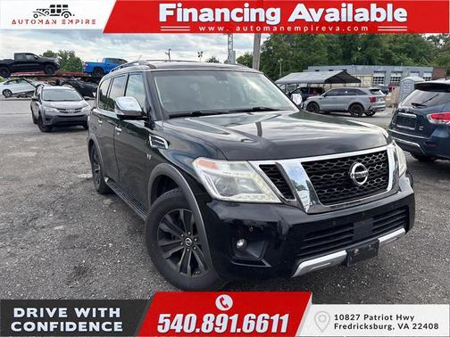 Black 2017 Nissan Armada Platinum