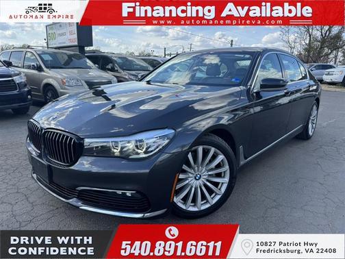 Gray 2018 BMW 740 i
