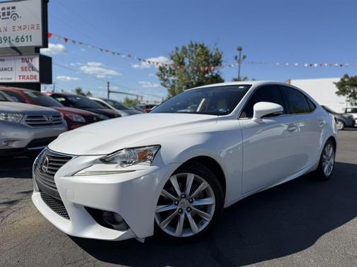 White 2014 Lexus IS 250 Base