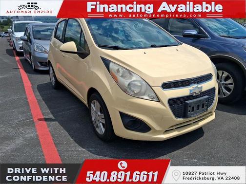 Yellow 2014 Chevrolet Spark LS