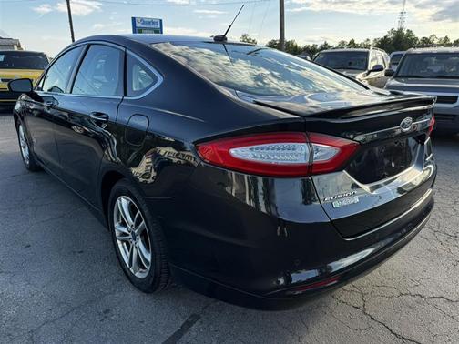 Black 2016 Ford Fusion Energi Titanium