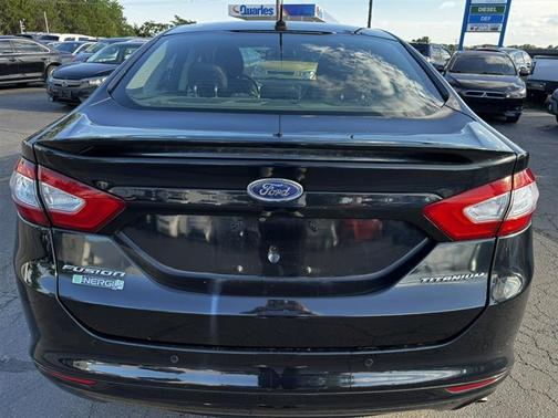 Black 2016 Ford Fusion Energi Titanium