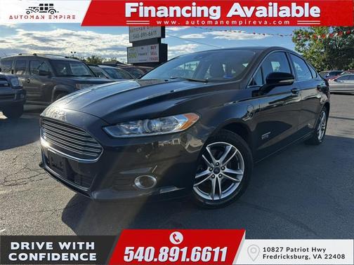 Black 2016 Ford Fusion Energi Titanium