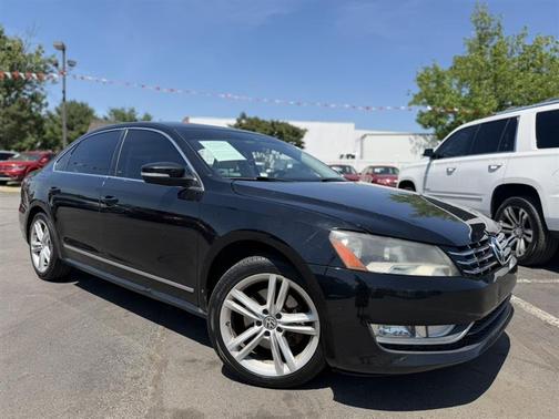 Black 2015 Volkswagen Passat 1.8T Auto SEL Premium