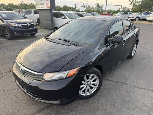 Black 2012 Honda Civic EX