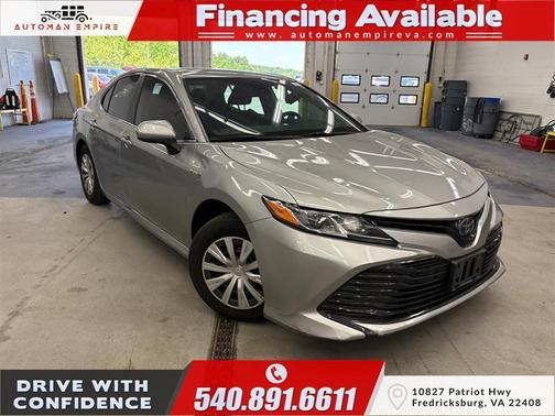 Silver 2020 Toyota Camry Hybrid LE