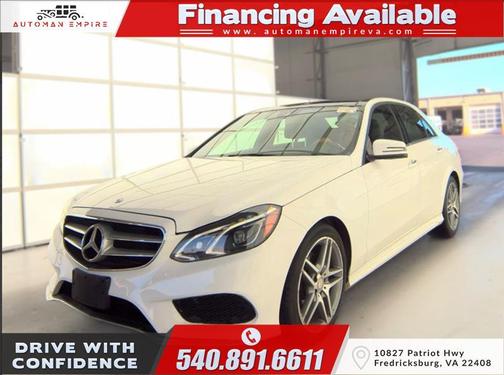 White 2015 Mercedes-Benz E-Class E 400 4MATIC