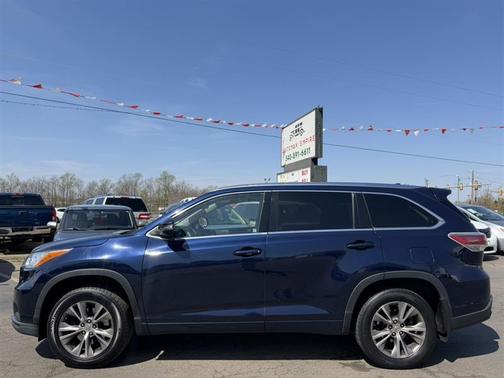 Blue 2014 Toyota Highlander XLE