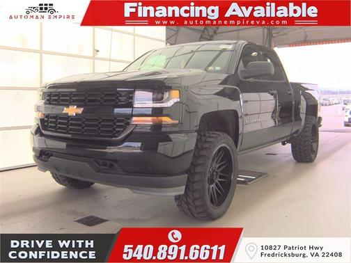 Black 2018 Chevrolet Silverado 1500 Custom