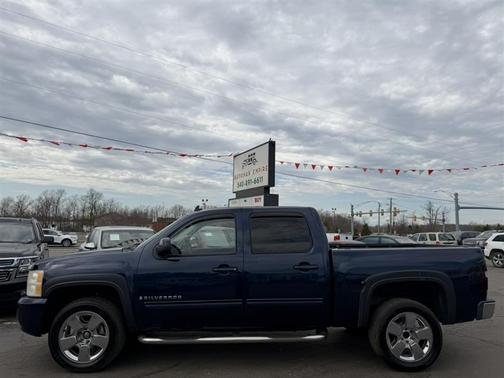 Blue 2009 Chevrolet Silverado 1500 LTZ Crew Cab