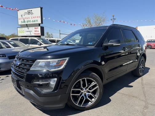 Black 2016 Ford Explorer Sport