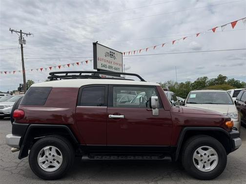 Red 2008 Toyota FJ Cruiser