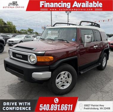 Red 2008 Toyota FJ Cruiser