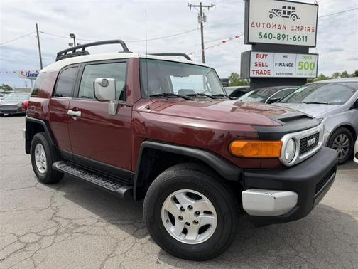 Red 2008 Toyota FJ Cruiser