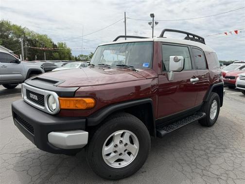 Red 2008 Toyota FJ Cruiser