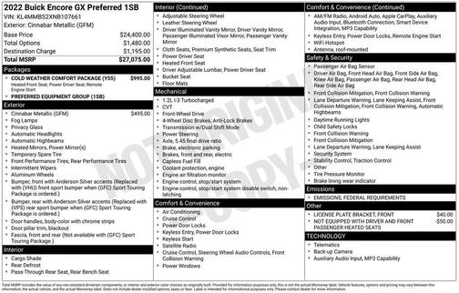 2022 Buick Encore GX Preferred