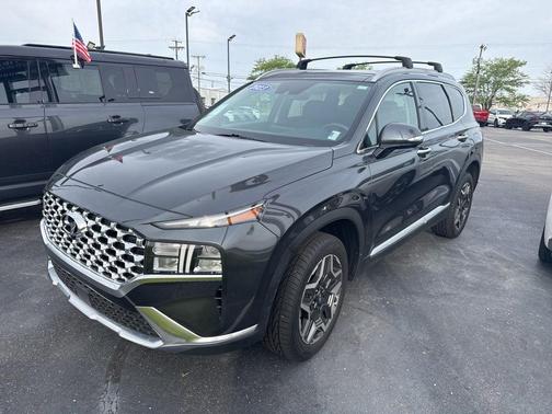 Portofino Gray 2023 Hyundai SANTA FE HEV SEL Premium