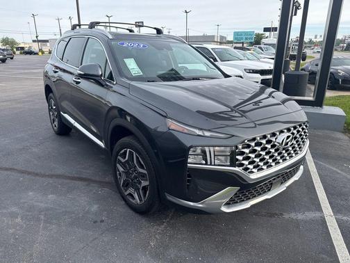 Portofino Gray 2023 Hyundai SANTA FE HEV SEL Premium
