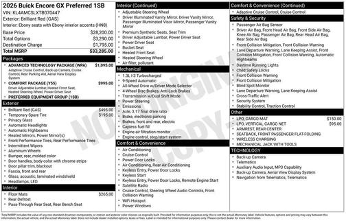 2026 Buick Encore GX Preferred
