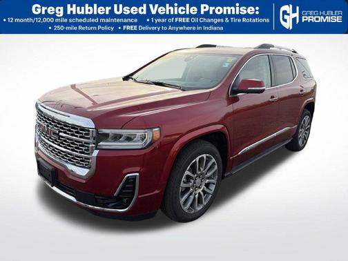 Volcanic Red Tintcoat 2023 GMC Acadia Denali