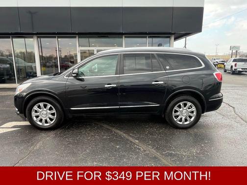 Carbon Black Metallic 2015 Buick Enclave Leather