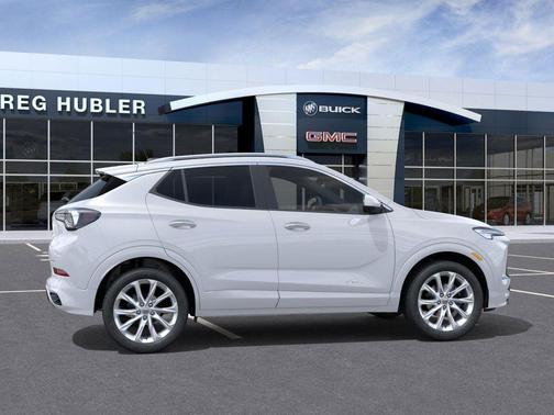 White Frost Tricoat 2026 Buick Encore GX Avenir