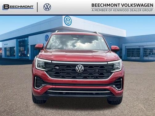 Red Metallic 2024 Volkswagen Atlas 2.0T SEL Premium R-Line 4MOTION