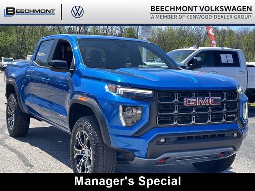 Dynamic Blue Metallic 2024 GMC Canyon AT4