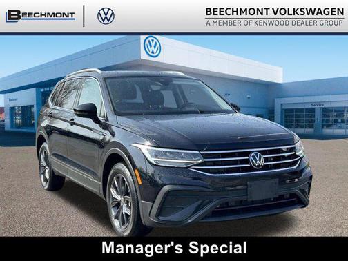 Deep Black 2022 Volkswagen Tiguan 2.0T SE 4MOTION