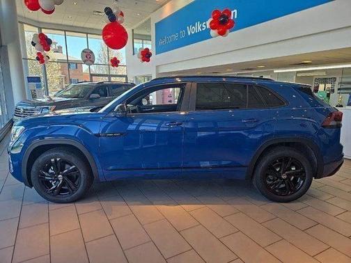 Blue 2025 Volkswagen Atlas Cross Sport 2.0T SEL