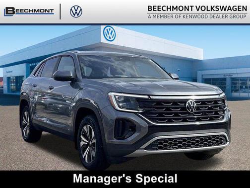 Platinum Gray Metallic 2024 Volkswagen Atlas Cross Sport 2.0T SE