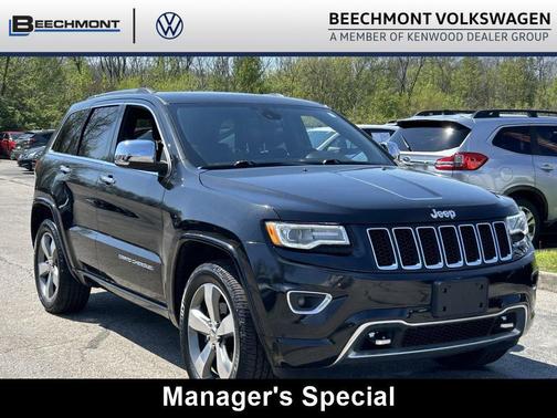 Brilliant Black Crystal Pearlcoat 2016 Jeep Grand Cherokee Overland