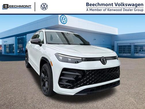 Opal White Pearl 2026 Volkswagen Tiguan 2.0T SE R-Line Black 4MOTION