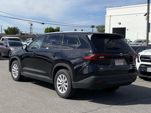 Midnight Black Metallic 2025 Toyota Grand Highlander XLE