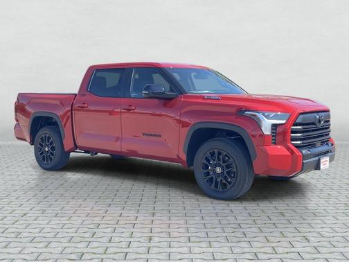 Supersonic Red 2025 Toyota Tundra Hybrid Limited