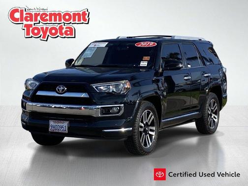 Midnight Black Metallic 2019 Toyota 4Runner Limited
