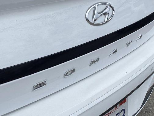 Serenity White 2023 Hyundai SONATA Hybrid Limited