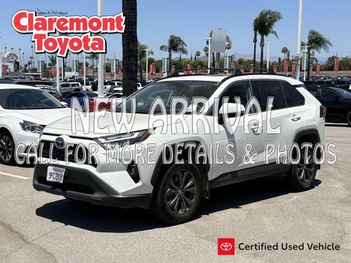 Blizzard Pearl 2022 Toyota RAV4 Hybrid XLE Premium