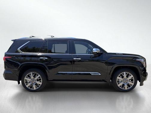 Midnight Black Metallic 2026 Toyota Sequoia Capstone