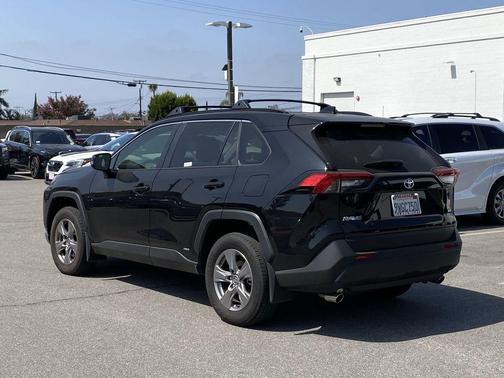 Midnight Black Metallic 2025 Toyota RAV4 Hybrid LE