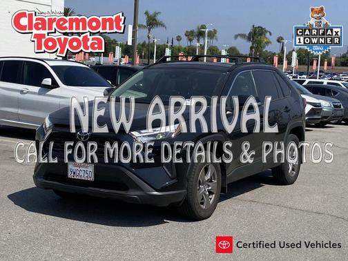 Midnight Black Metallic 2025 Toyota RAV4 Hybrid LE