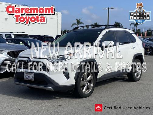 Blizzard Pearl 2020 Toyota RAV4 Hybrid Limited