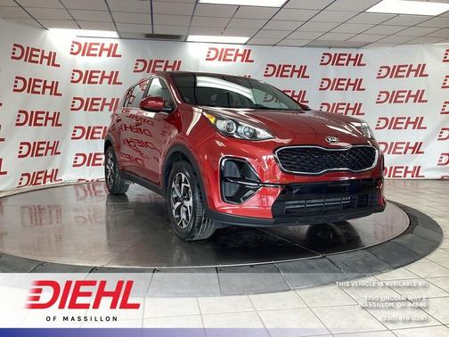 Red 2022 Kia Sportage LX