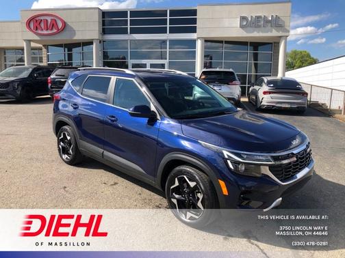 Ocean Blue 2024 Kia Seltos EX