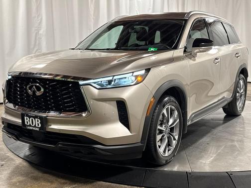 Warm Titanium 2023 INFINITI QX60 Luxe